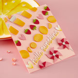 Spellbinders   Simple Stories Etched Dies Pink Lemonade Stand