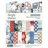 Simple Stories Paper Pad 6"X8"-Vintage Sand & Sea