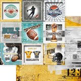 Memory Place Collection Pack 12"X12" Touchdown Football