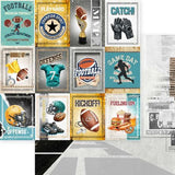 Memory Place Collection Pack 12"X12" Touchdown Football