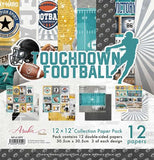 Memory Place Collection Pack 12"X12" Touchdown Football