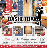 Memory Place Collection Pack 12"X12" Basketball
