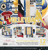 Memory Place Collection Pack 12"X12" Volleyball
