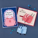Spellbinders Etched Dies Rolling Craft Tote