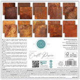 Craft Consortium Double-Sided Paper Pad 6"X6" 40/Pkg Rust Textures