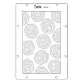 Sizzix A5 Stencil 4PK by Vicki Boutin Stitched Florals