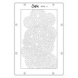 Sizzix A5 Stencil 4PK by Vicki Boutin Stitched Florals