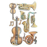 Stamperia Silicon mould A5 Musical Instruments