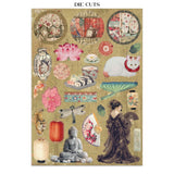 Stamperia Junk Journal Stickers, Cut-outs & Backgrounds Oriental Garden