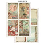 Stamperia Junk Journal Stickers, Cut-outs & Backgrounds Oriental Garden