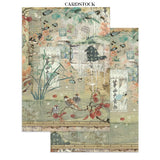 Stamperia Junk Journal Stickers, Cut-outs & Backgrounds Oriental Garden