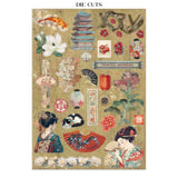 Stamperia Junk Journal Stickers, Cut-outs & Backgrounds Oriental Garden