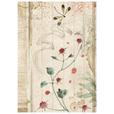 Stamperia Rice Paper Backgrounds A6 8/Pkg Oriental Garden