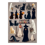 Stamperia Junk Journal Stickers, Cut-outs & Backgrounds Halloween