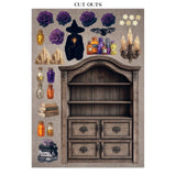 Stamperia Junk Journal Stickers, Cut-outs & Backgrounds Halloween