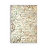 Stamperia A5 Washi Pad 8/Pkg Symphony