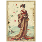Stamperia Rice Paper A6 8/Pkg Oriental Garden