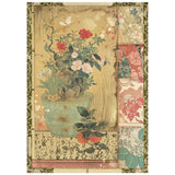 Stamperia Rice Paper A6 8/Pkg Oriental Garden
