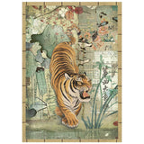 Stamperia Rice Paper A6 8/Pkg Oriental Garden