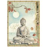 Stamperia Rice Paper A6 8/Pkg Oriental Garden