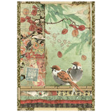 Stamperia Rice Paper A6 8/Pkg Oriental Garden