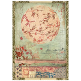 Stamperia Rice Paper A6 8/Pkg Oriental Garden