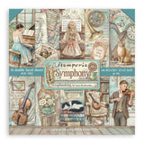 Stamperia Scrapbooking Double-Sided Paper Pad 12"x12" 10/Pkg Symphony