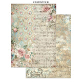 Stamperia Junk Journal Stickers, Cut-outs & Backgrounds Symphony