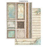 Stamperia Junk Journal Stickers, Cut-outs & Backgrounds Symphony