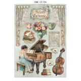 Stamperia Junk Journal Stickers, Cut-outs & Backgrounds Symphony