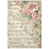 Stamperia Rice Paper Backgrounds A6 8/Pkg Symphony