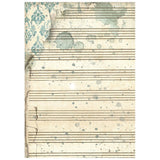Stamperia Rice Paper Backgrounds A6 8/Pkg Symphony