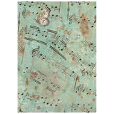 Stamperia Rice Paper Backgrounds A6 8/Pkg Symphony
