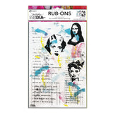 Dina Wakley MEdia Rub-ons