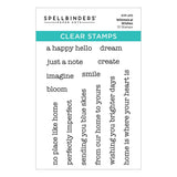 Spellbinders Clear Stamp Set by Vicky Papaioannou-Whimsical Wishes