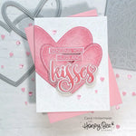 Honey Bee Stamps Fluttering Hearts Pierced Cover Plate - Honey Cuts