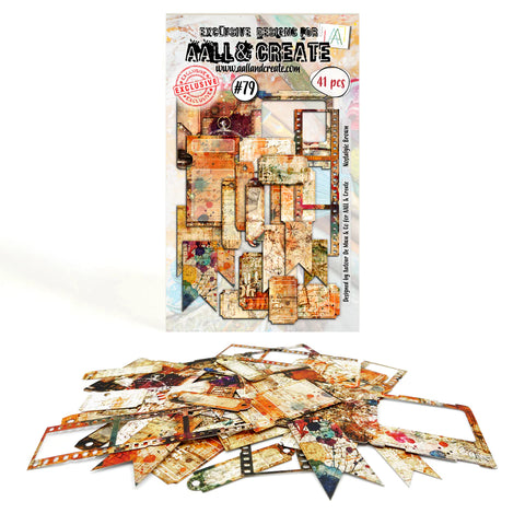 AALL & Create  Ephemera Die-Cuts -Nostalgic Brown