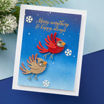 Spellbinders CONRAD CARDINAL ETCHED DIES FROM THE DANCIN' CHRISTMAS FRIENDS COLLECTION