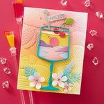 Spellbinders Etched Dies From Happy Hour TROPICAL FLAIR