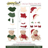 Honey Bee Lovely Layers: Teddy Bear Holiday Add-On -Dies