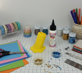 Ink Station Single Bottle Glue Holder: Black / 2 ounce