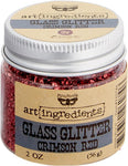 Prima Marketing Finnabair Art Ingredients Glass Glitter, Crimson Red