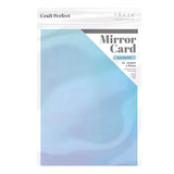 Craft Perfect - High Gloss Iridescent Mirror Card - Bejeweled Blue - A4 (5/PK)