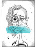 Le Chaos Créatif Coloriage Ahuris et Expressifs cartes à colorier