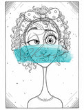 Le Chaos Créatif Coloriage Ahuris et Expressifs cartes à colorier