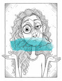 Le Chaos Créatif Coloriage Ahuris et Expressifs cartes à colorier