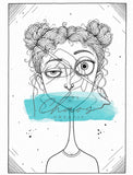 Le Chaos Créatif Coloriage Ahuris et Expressifs cartes à colorier