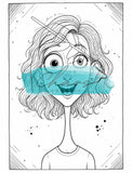 Le Chaos Créatif Coloriage Ahuris et Expressifs cartes à colorier