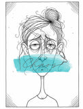 Le Chaos Créatif Coloriage Ahuris et Expressifs cartes à colorier