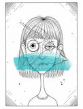 Le Chaos Créatif Coloriage Ahuris et Expressifs cartes à colorier